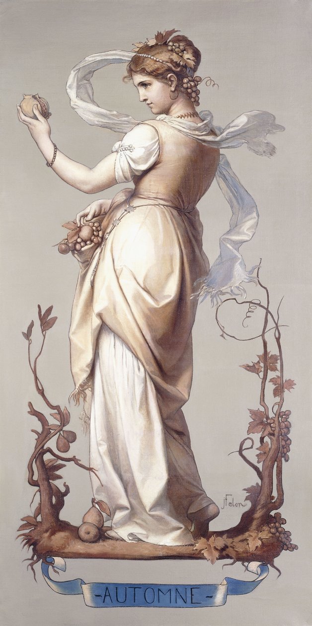 De fire årstider - høst, 1873-74 av Joseph Felon