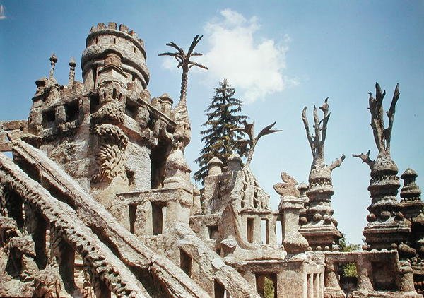 Det ideelle palasset, bygget 1879-1912 av Joseph Ferdinand Cheval