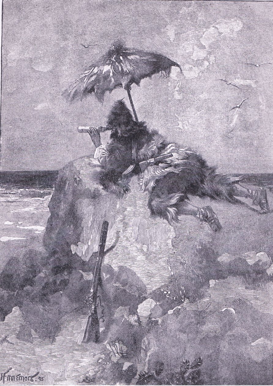 Jeg holdt min daglige tur til bakketoppen (litho) av Joseph Finnemore