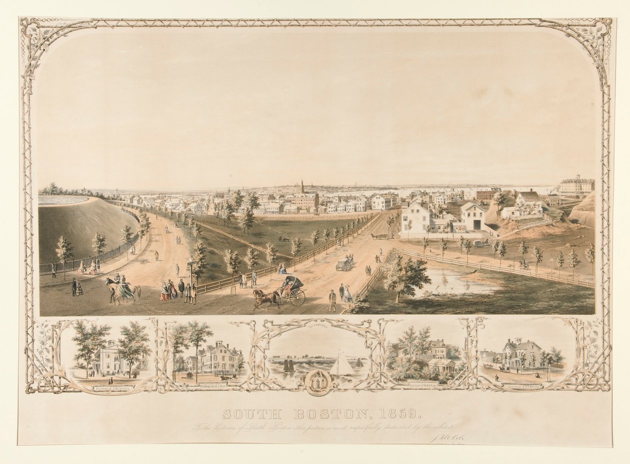 Sør-Boston, 1859 av Joseph Foxcroft Cole