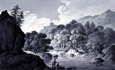 Landskapsskisser av Joseph Francis Burrel