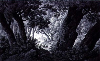 Landskapsskisser av Joseph Francis Burrel