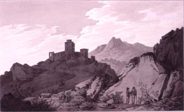 Landskapsskisser av Joseph Francis Burrel