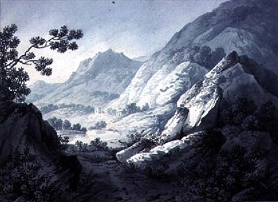 Landskapsskisser av Joseph Francis Burrel