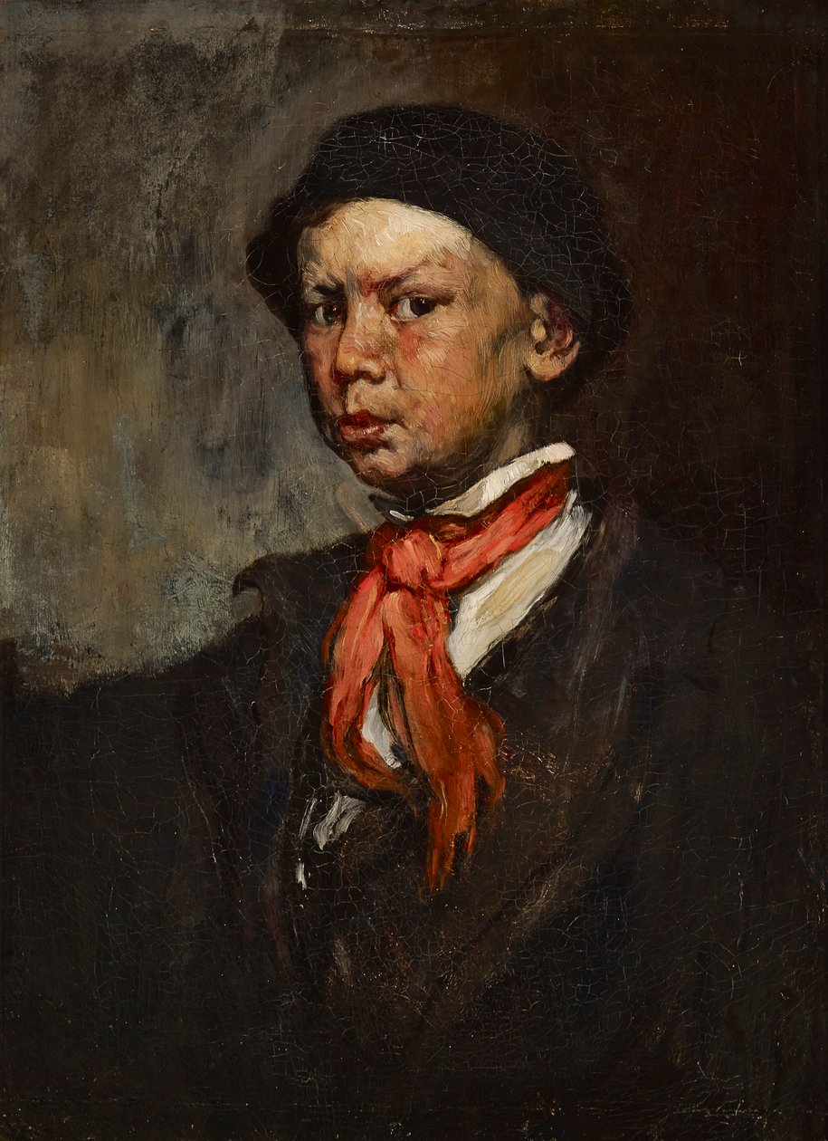 The Whistling Boy av Joseph Frank Currier