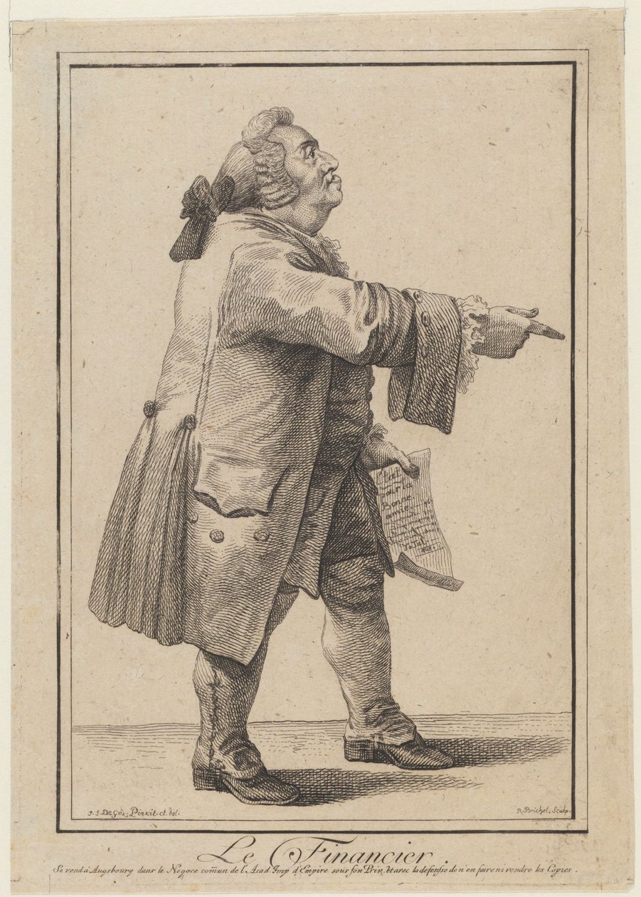 The Financier The Financier, 1784 av Joseph Franz Goez von