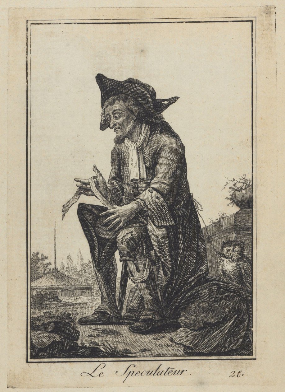 Le Speculateur The Speculator, 1784 av Joseph Franz Goez von