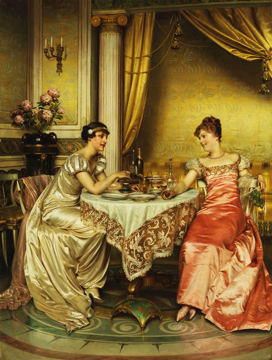 Tete en Tete, av Joseph Frederick Charles Soulacroix