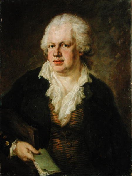 Portrett av poeten Joseph Marius Von Babo (1756-1822) av Joseph Georg Edlinger
