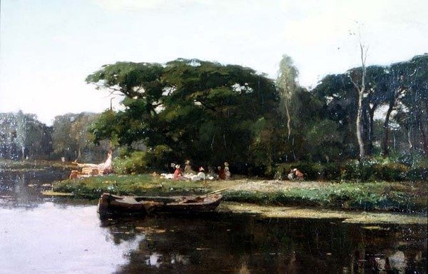 En sommerpiknik av Joseph Gerardus van Jole