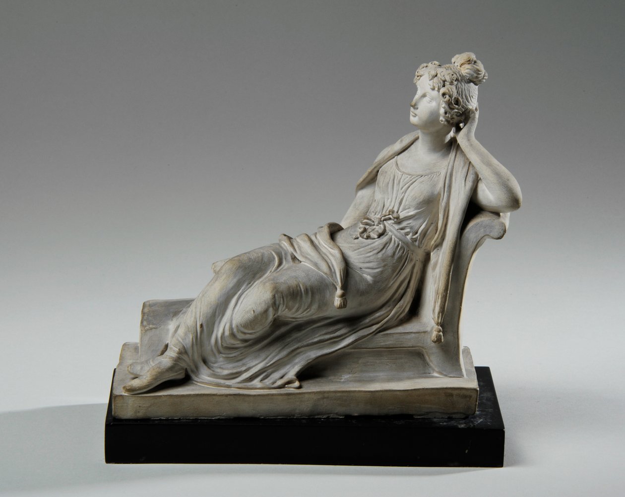 Maquette for Elizabeth Goodman Banks sittende av Joseph Gott
