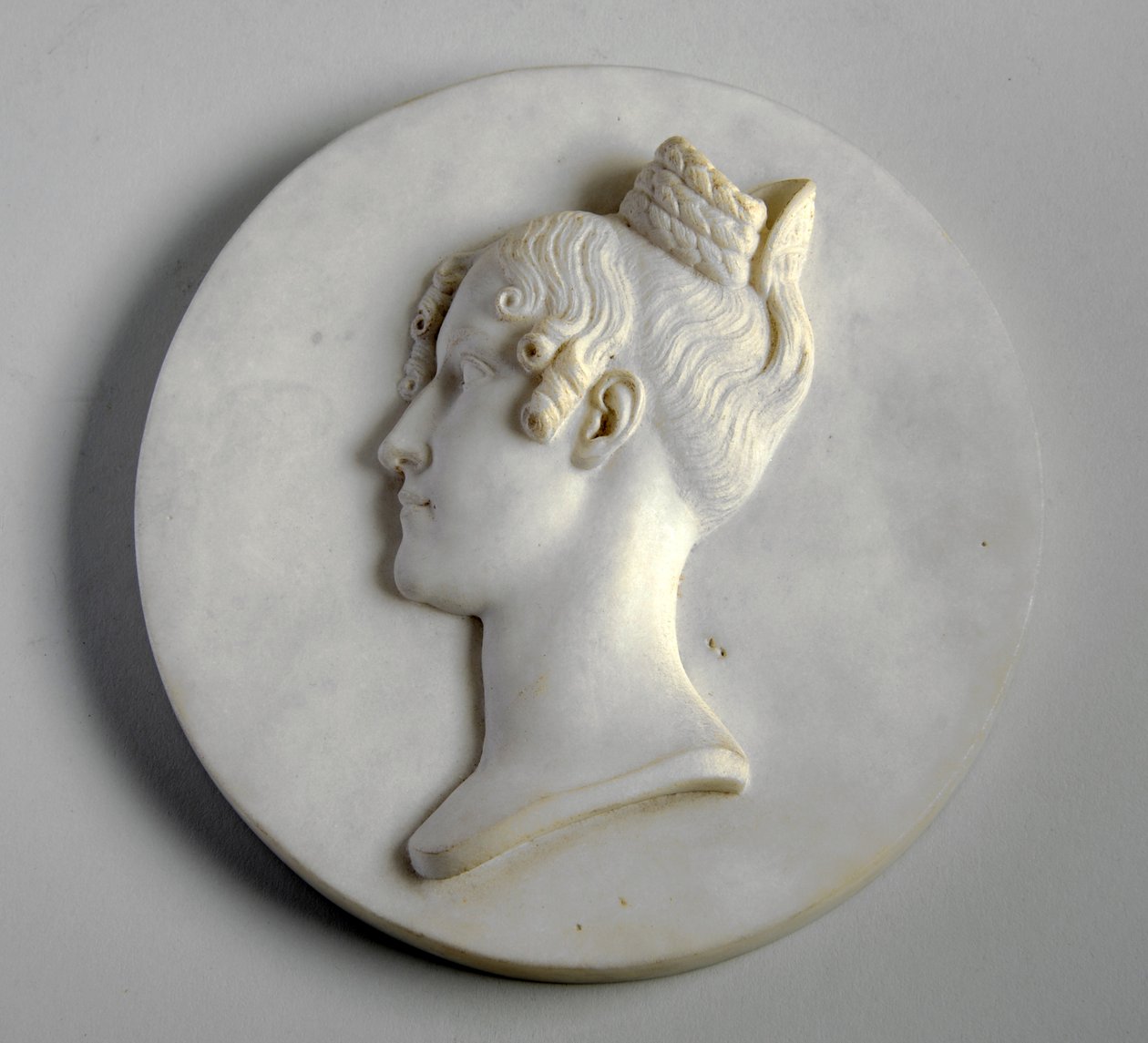 Medaljongportrett av fru Mary Brooke av Joseph Gott