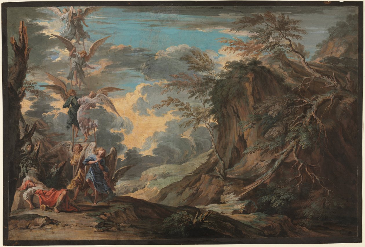 Jacobs drøm, ca. 1720. av Joseph Goupy