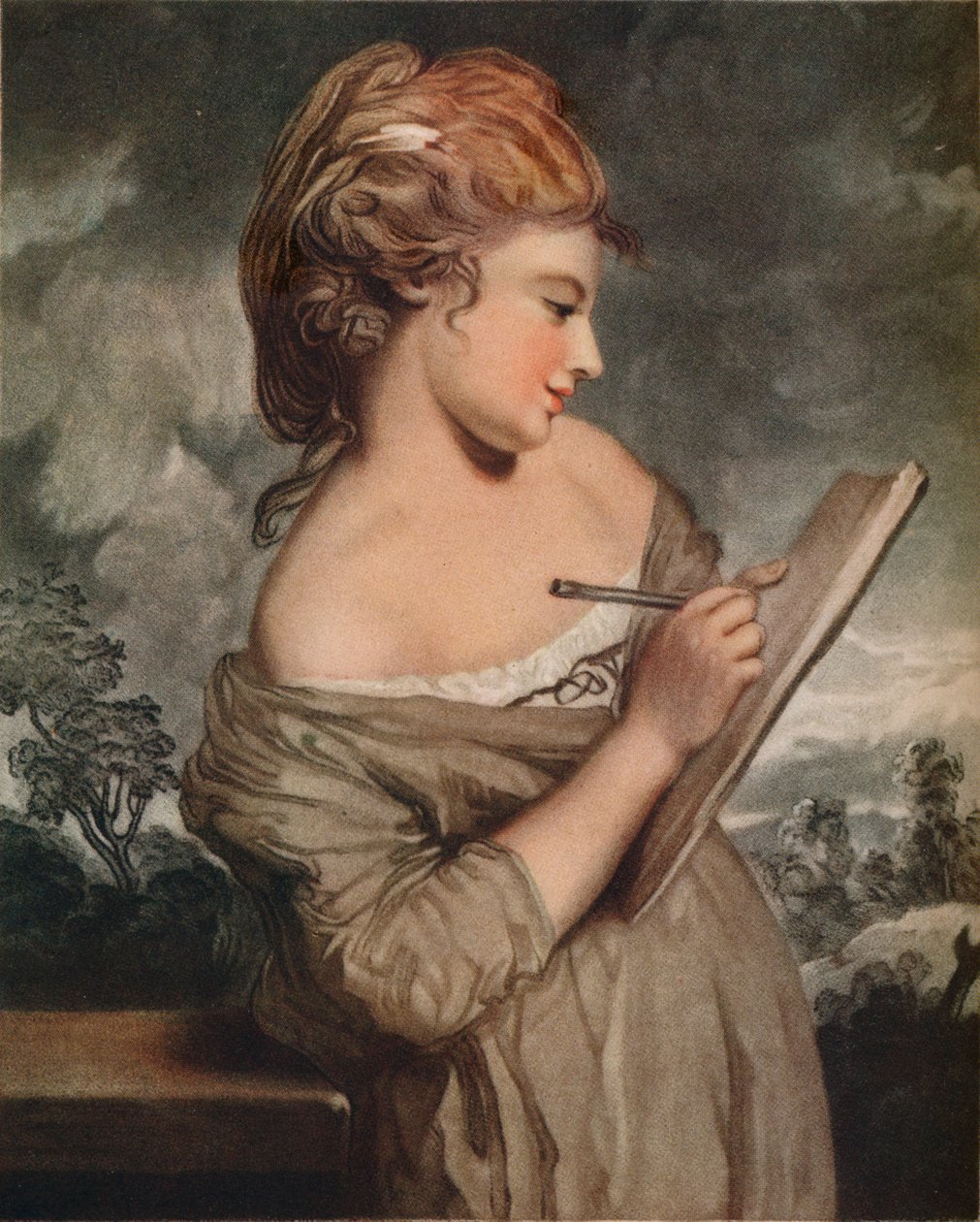 Elizabeth Deane, design, c1794 av Joseph Grozer
