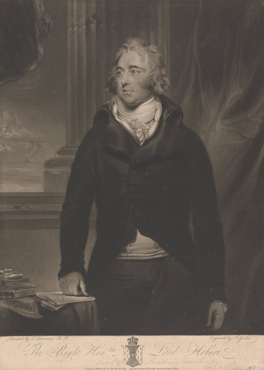 Lord Robert Hobart, 4. jarl av Buckinghamshire av Joseph Grozer