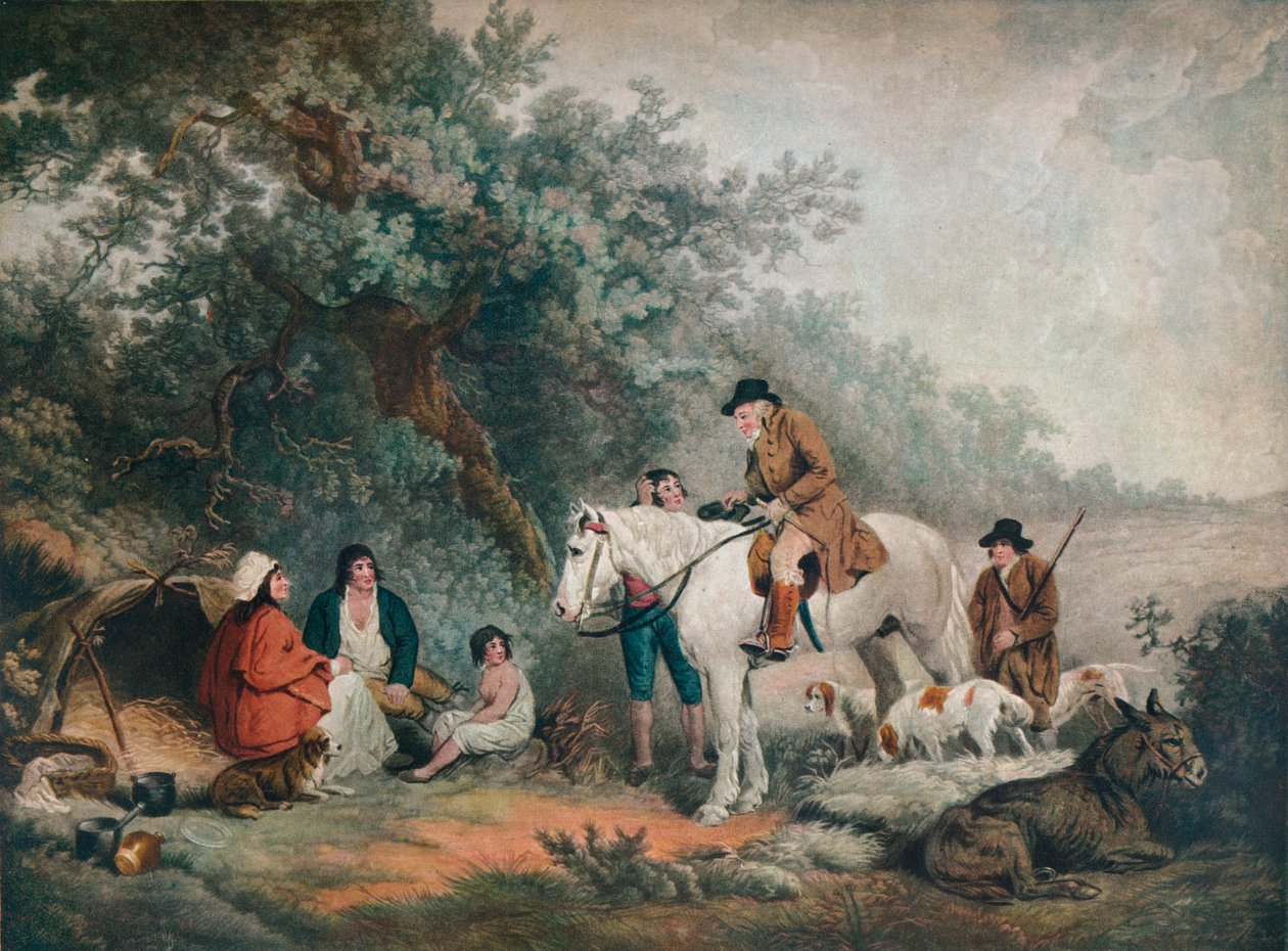 Morning or the Benevolent Sportsman, 1795, 1919 av Joseph Grozer