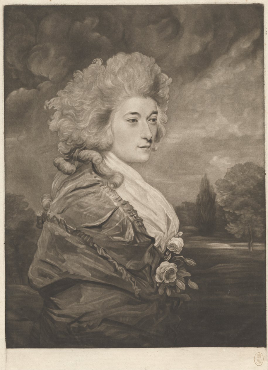 Viscountesse Duncannon av Joseph Grozer
