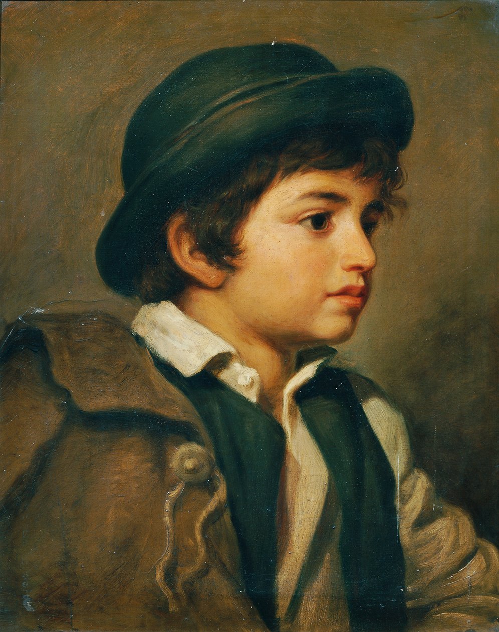 Byste av en savoyardgutt av Joseph Hasslwander