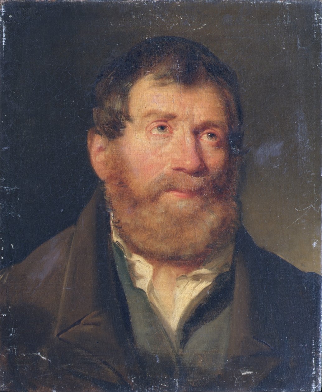 Studie av en manns hode av Joseph Hasslwander