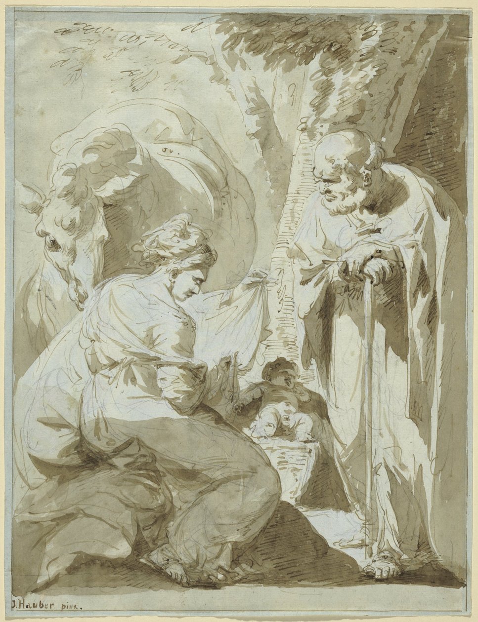 Hellige familie av Joseph Hauber