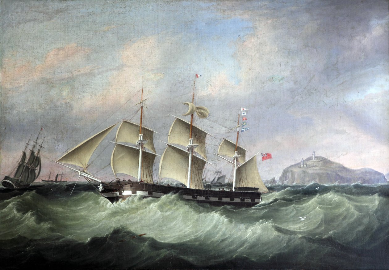 Charlotte utenfor det gamle hodet i Kinsale av Joseph Heard