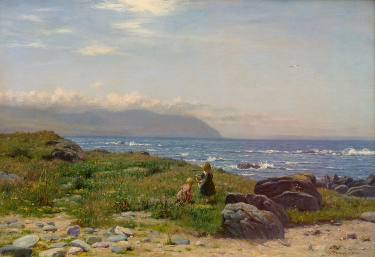 Samle ville blomster av Joseph Henderson