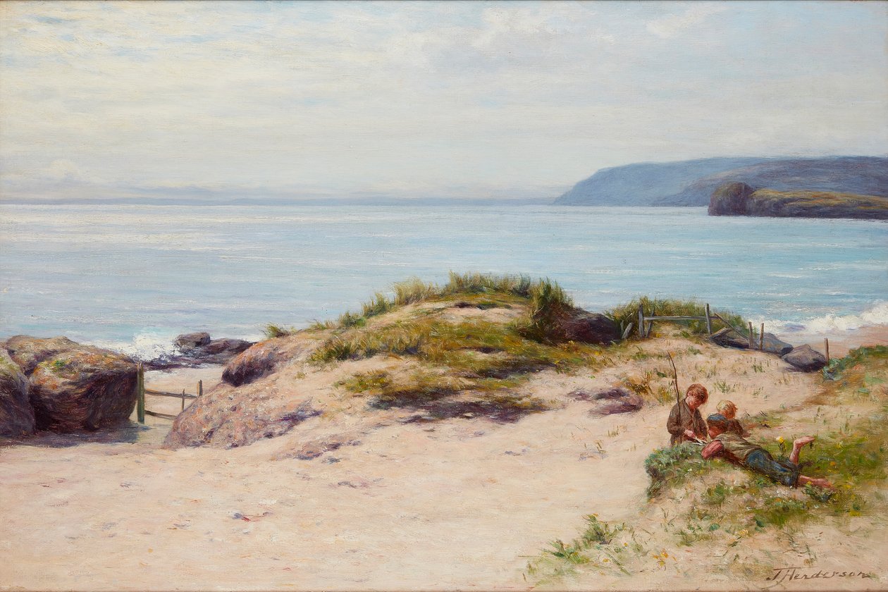 Under Sandhills (olje på lerret) av Joseph Henderson