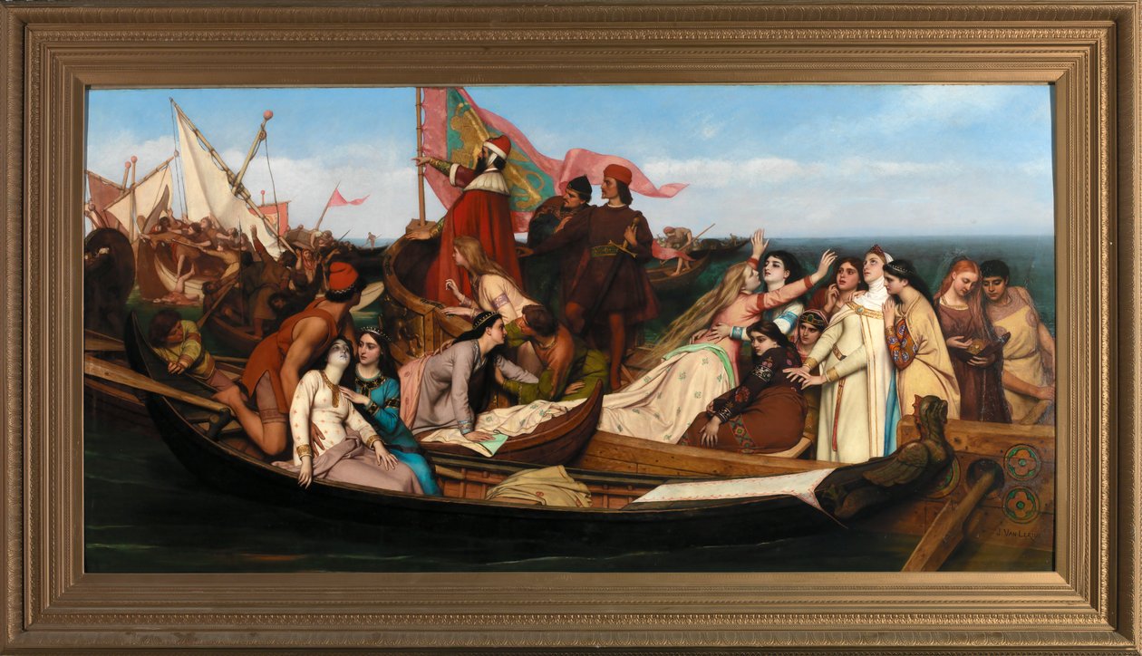 Bruder av Venezia, 1871. av Joseph Henri François van Lerius