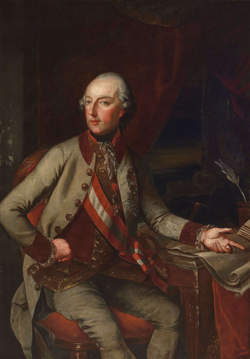 Portrett av keiser Joseph II av Joseph Hickel