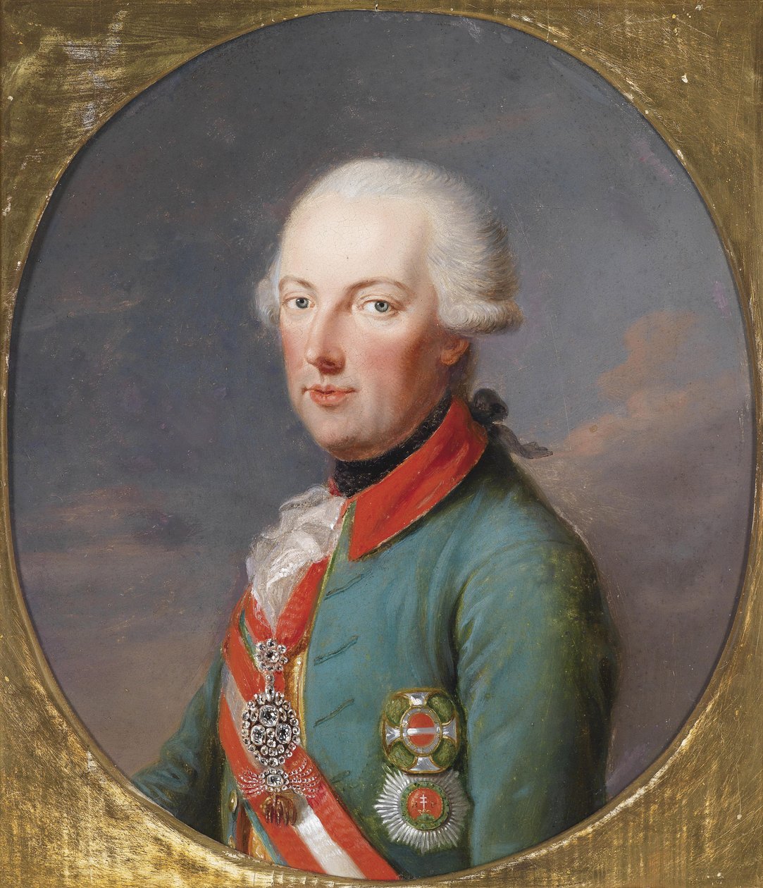 Portrett av den hellige romerske keiser Frans II 1768-1835 av Joseph Hickel