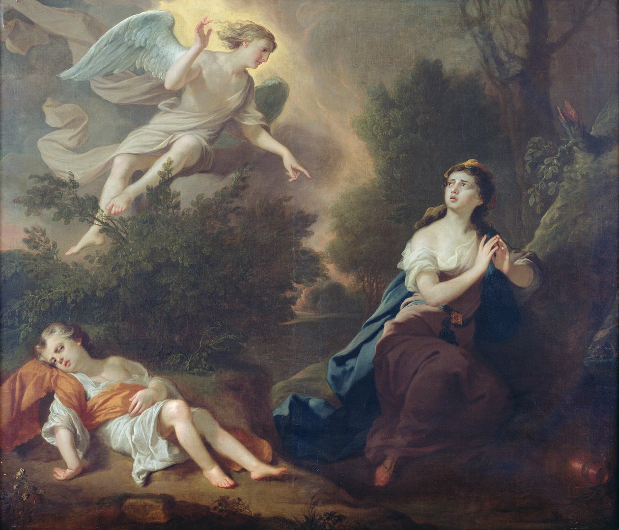 Hagar og Ismael, 1746 av Joseph Highmore