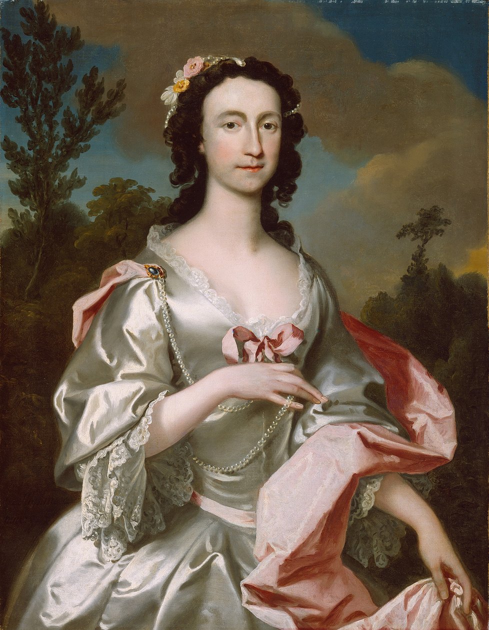 Mrs. Freeman Flower, 1747. av Joseph Highmore