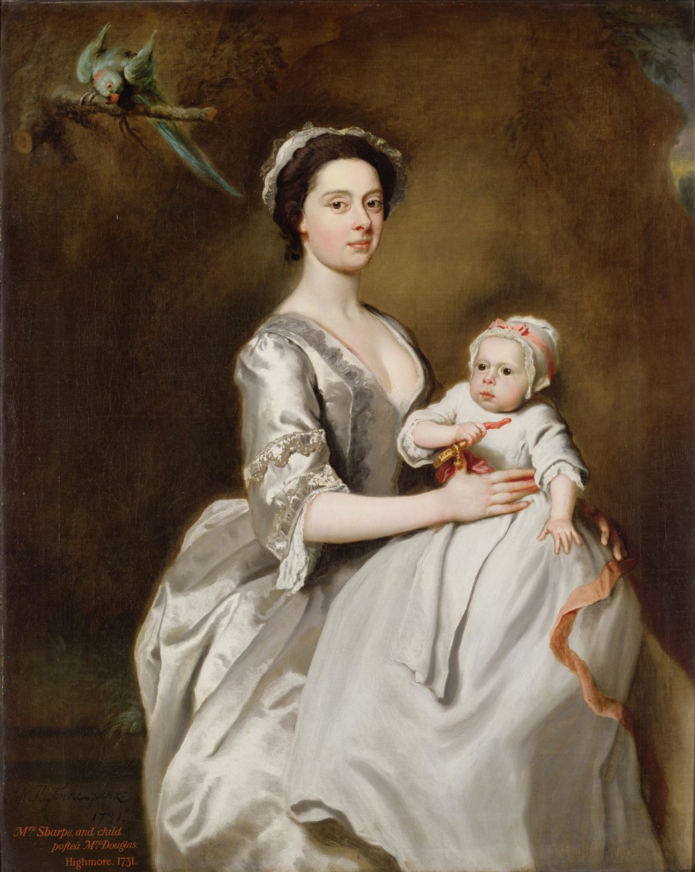 Mrs Sharpe og Child av Joseph Highmore