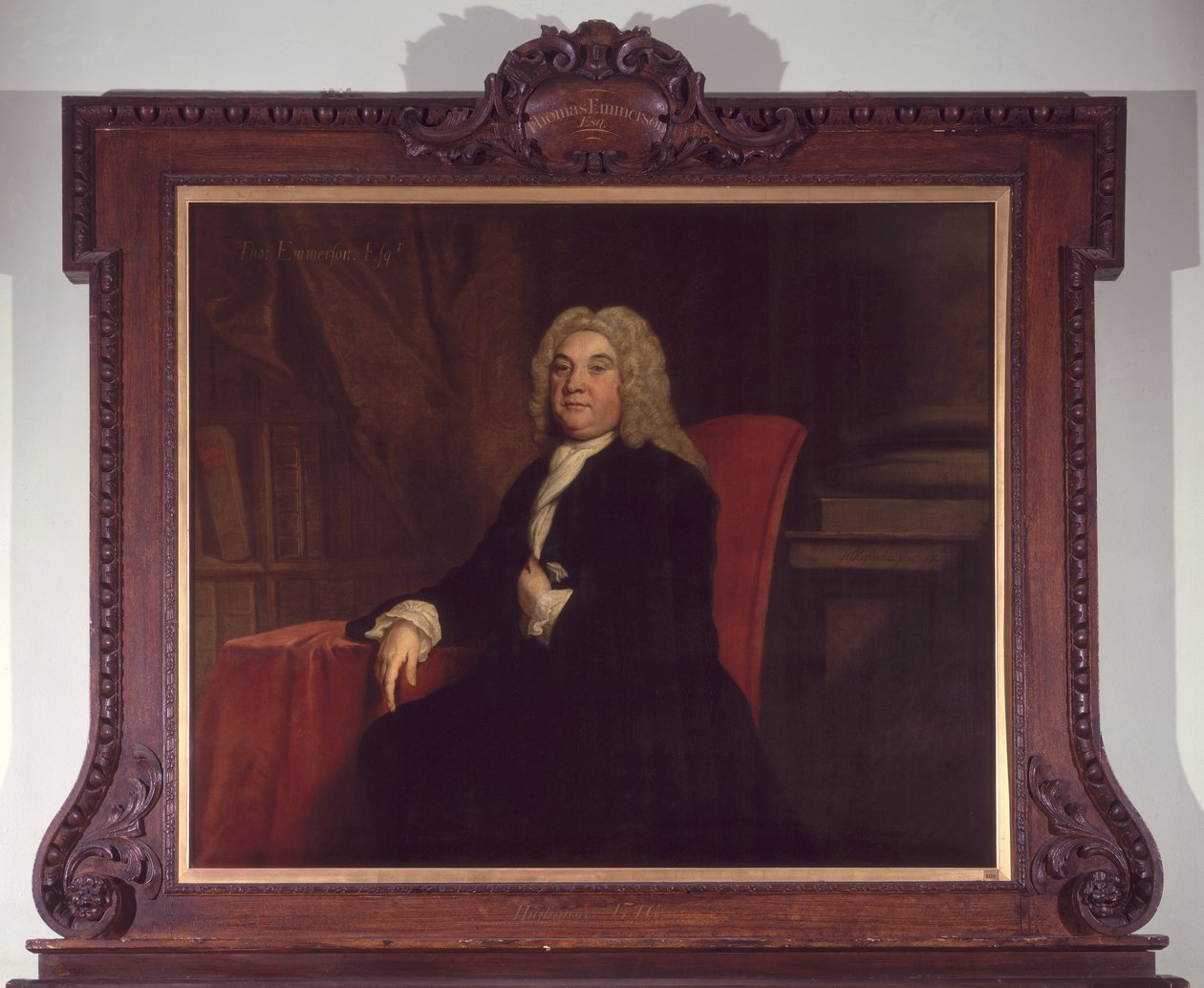 Portrett av Thomas Emerson (d.1745), en guvernør ved Foundling Hospital, 1731 av Joseph Highmore