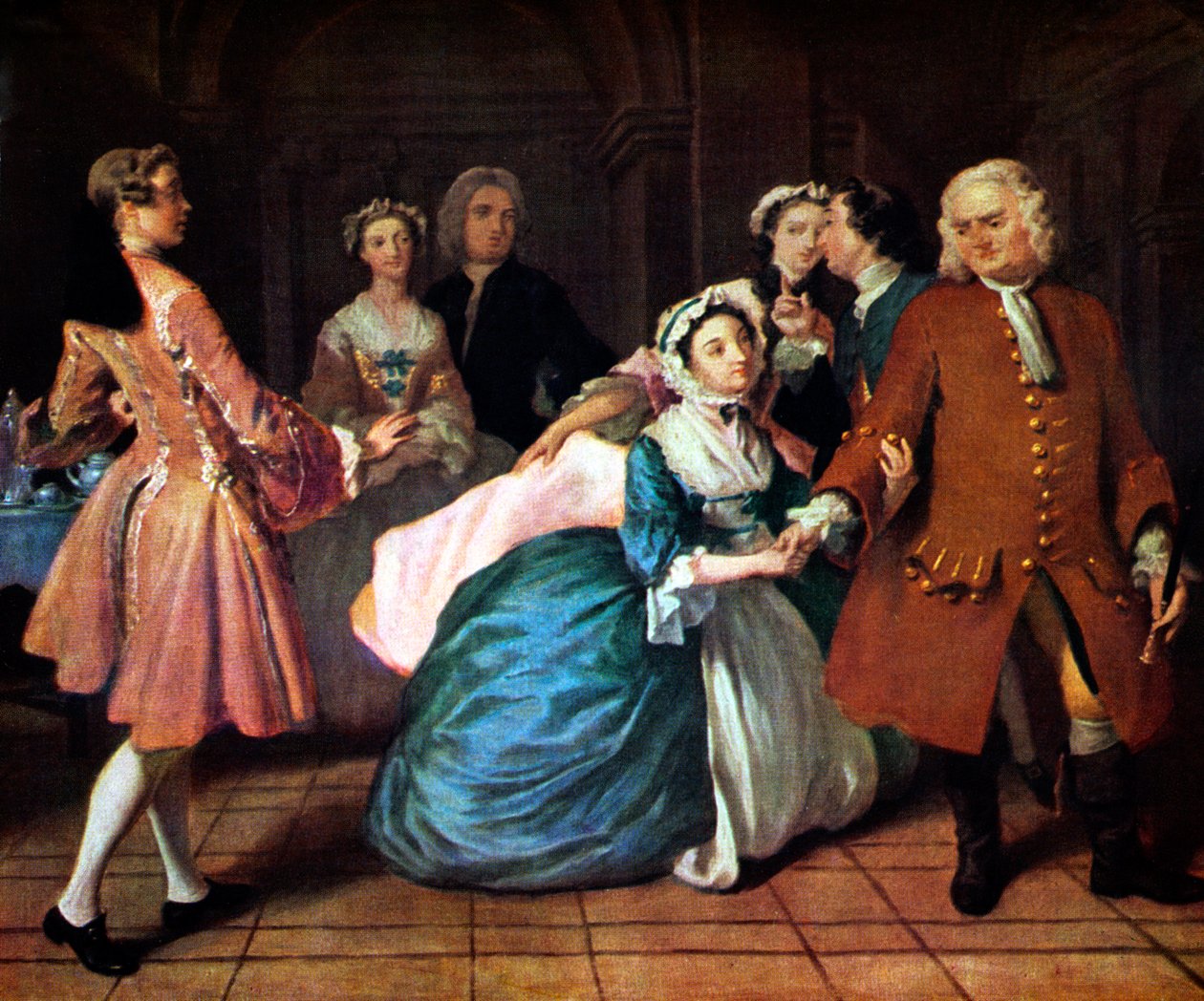 Samuel Richardson - scene av Joseph Highmore