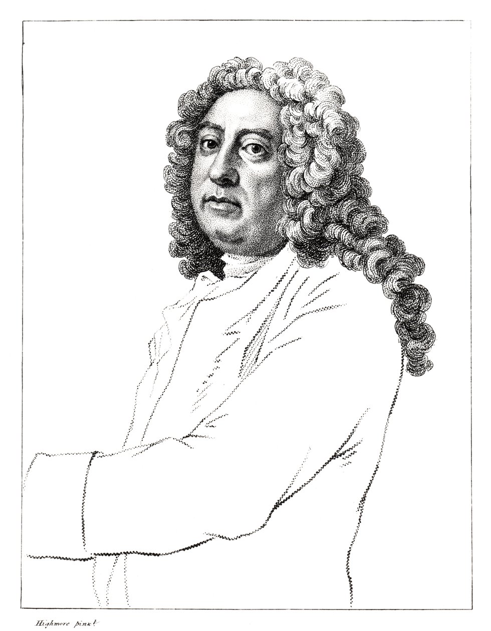 Sir James Thornhill (1676-1734) av Joseph Highmore