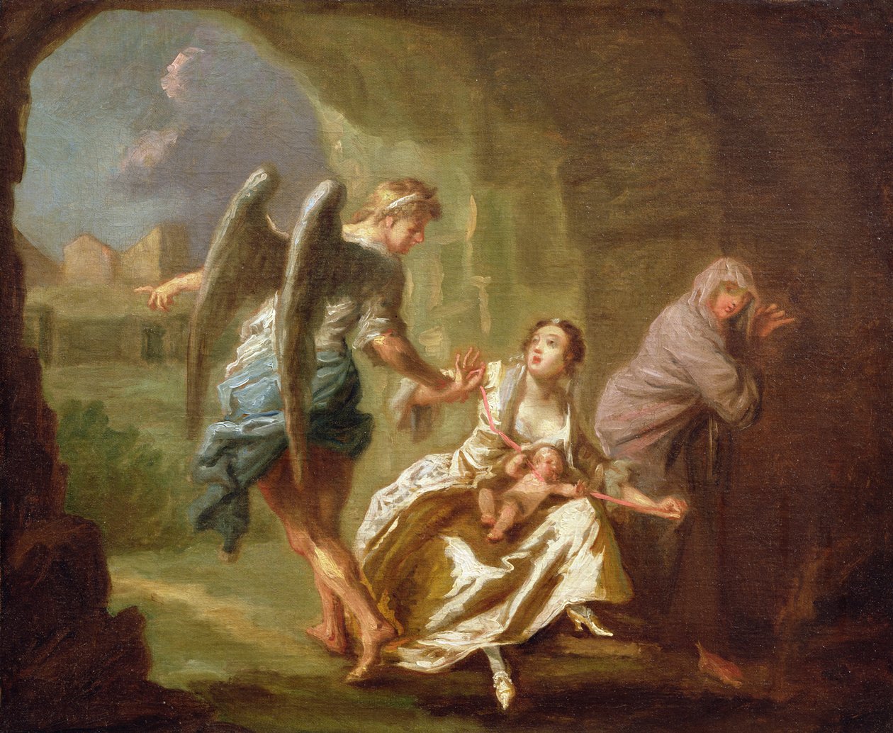 Barmhjertighetens engel, ca. 1746 av Joseph Highmore