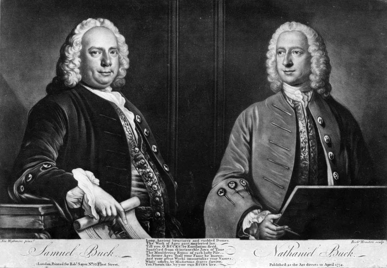 The Buck Brothers, gravert av Richard Houston, 1774 av Joseph Highmore