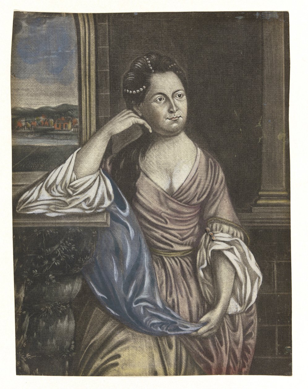 Martha Washington, pub. 1776 av Joseph Hiller