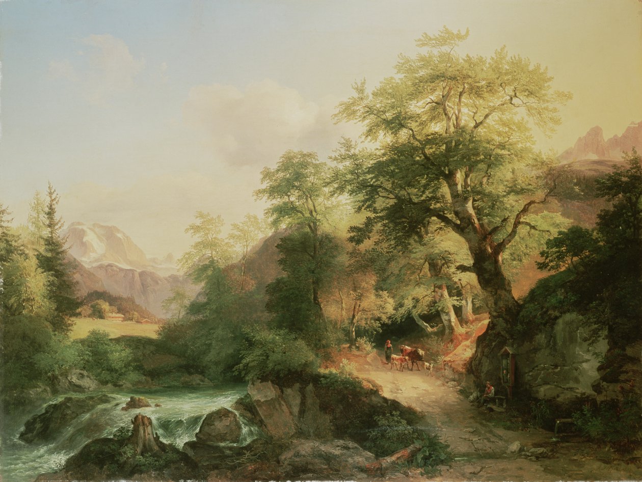 Skog nær Wien, 1852 av Joseph Hoger