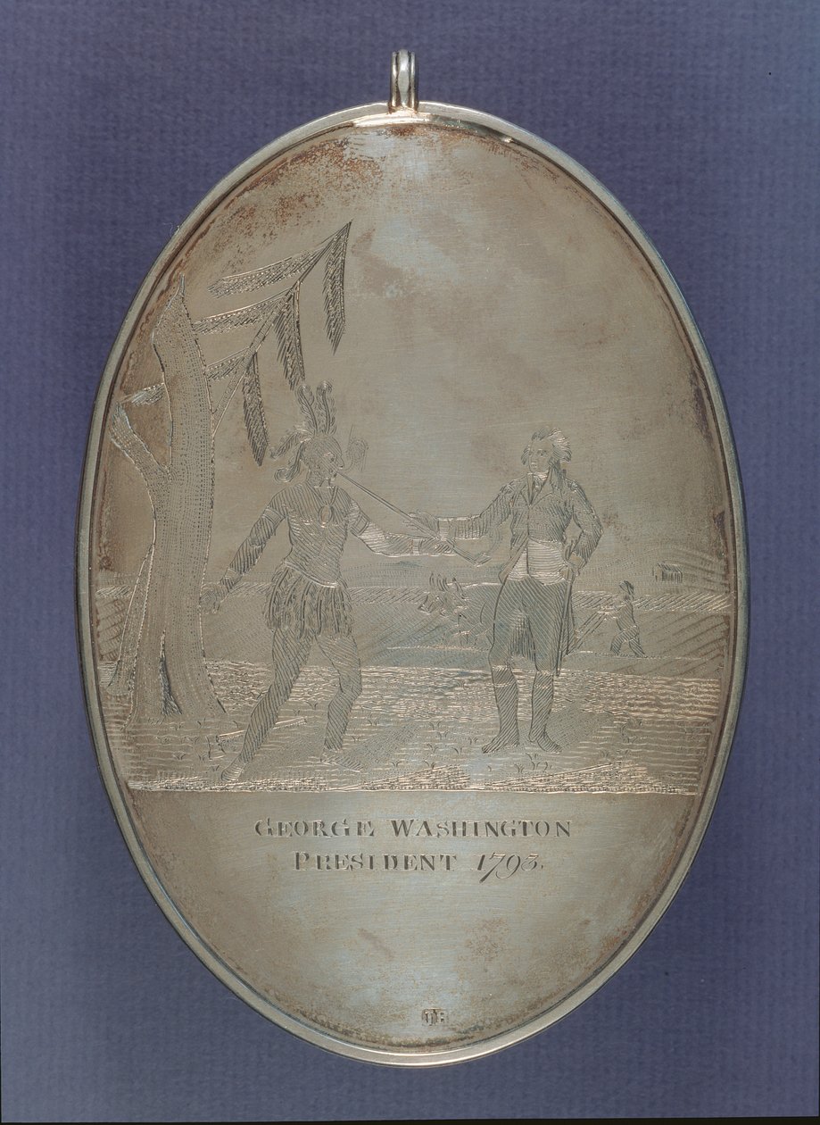 Fredsmedalje, 1793 (sølv) av Joseph II Richardson