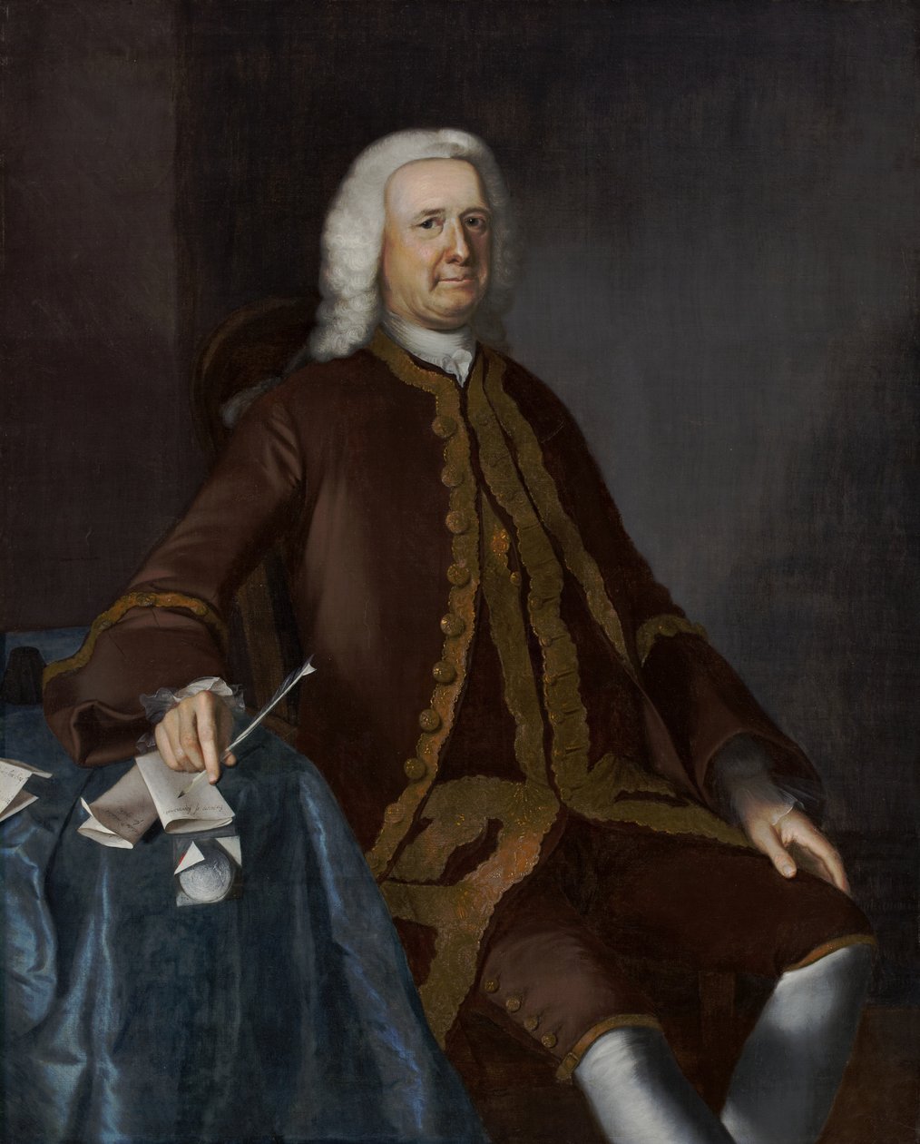 Oberst Theodore Atkinson, 1760 av Joseph Jonathan Blackburn