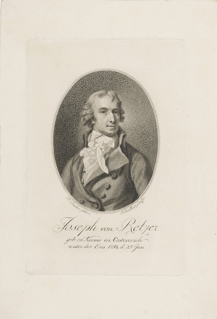 Joseph Friedrich von Retzer 1754-1824, før 1798. av Joseph Keller