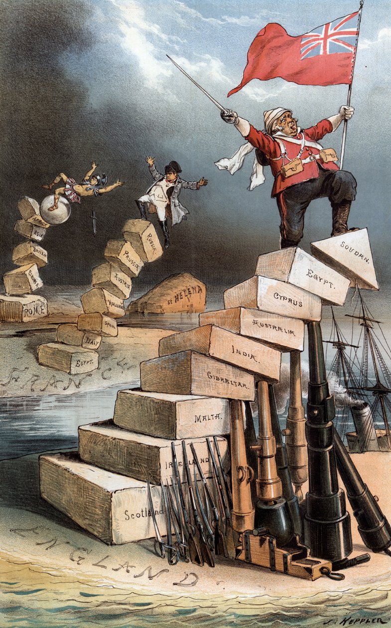 Historien gjentar seg, 1885 av Joseph Keppler