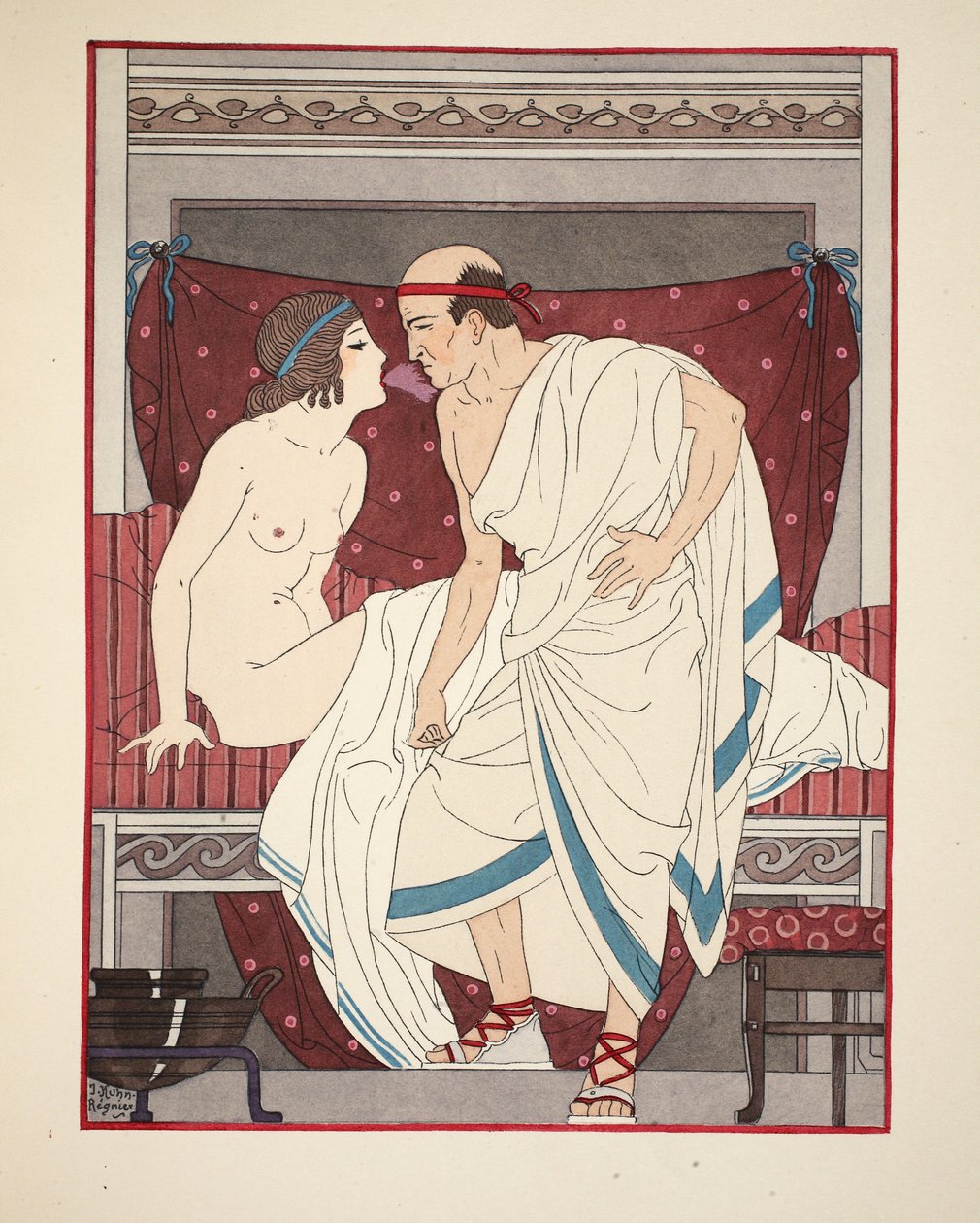 Breath of Youth, illustrasjon fra 'The Works of Hippocrates', 1934 av Joseph Kuhn Regnier