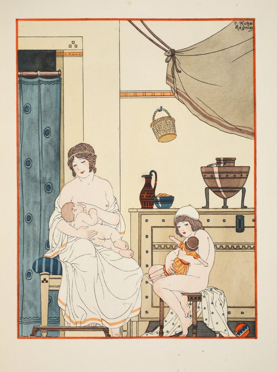 Nursing of Infants, illustrasjon fra 