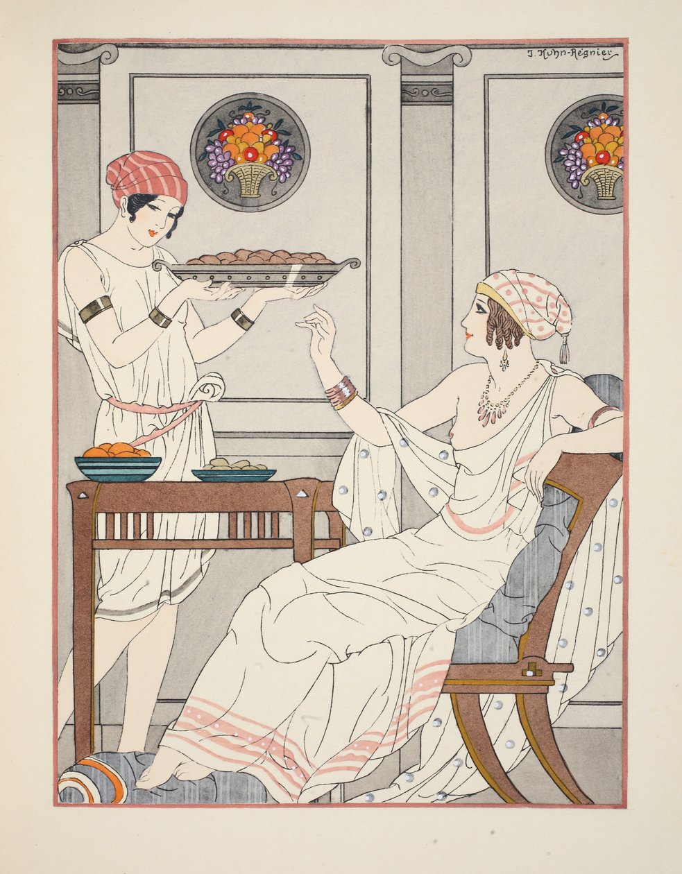 The immoderate consumption of sesame cakes and sweets with honey, illustration from 