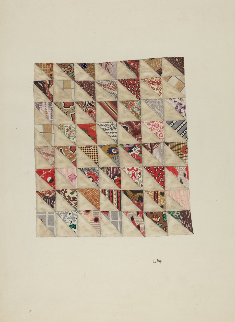 Stykke Calico Patchwork av Joseph L. Boyd