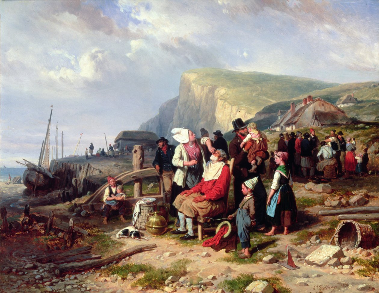 Retur hjem, 1846 av Joseph Louis Hippolyte Bellange