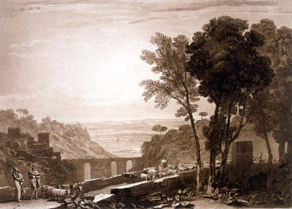 F.43.I The Bridge and Goats, fra 
